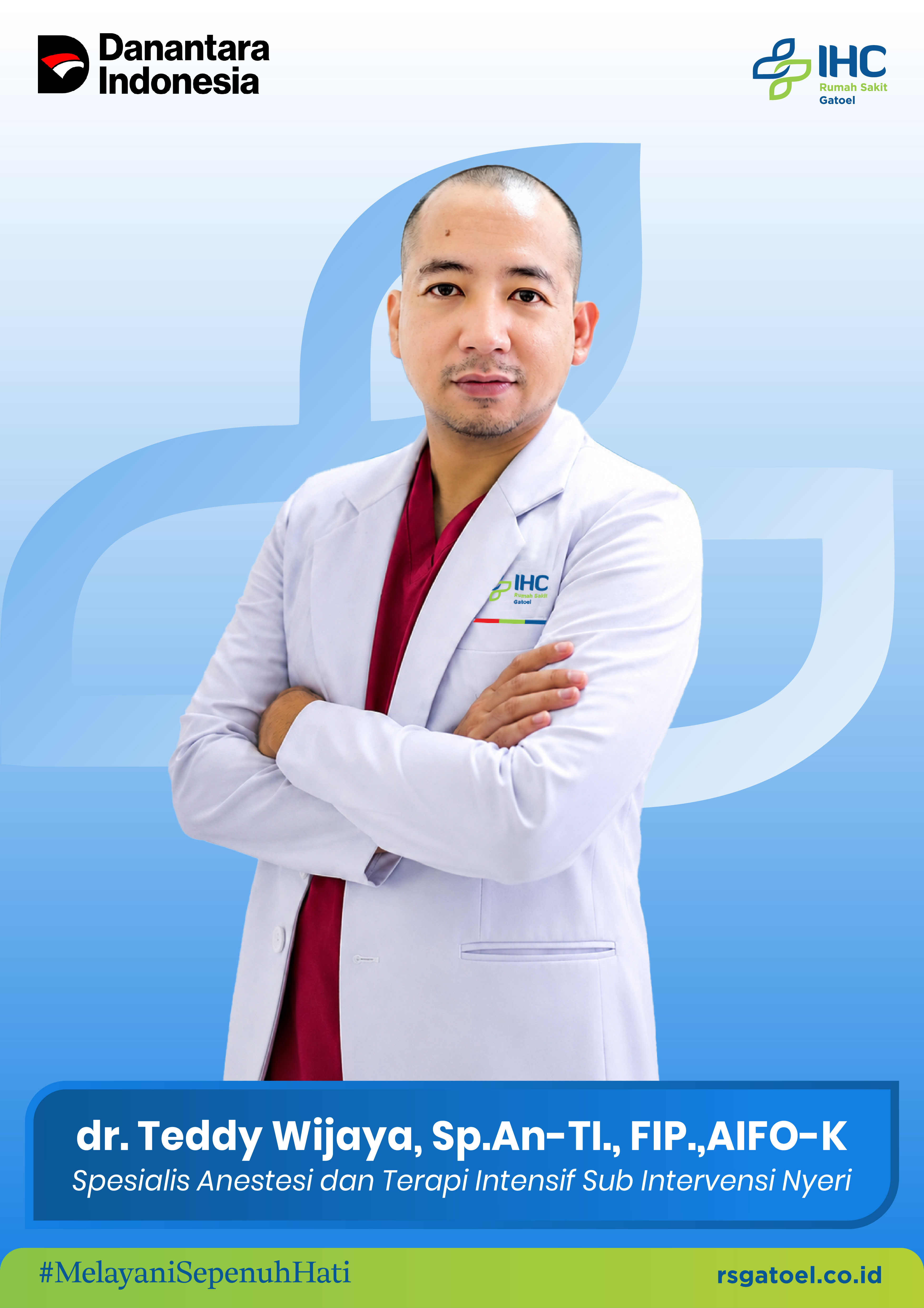 dr. Teddy Wijaya, Sp.An-TI., FIP.,AIFO-K